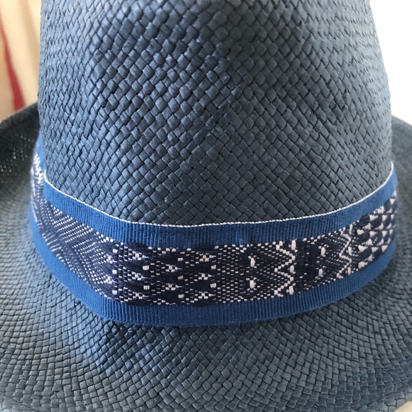 Blue Roberto Cavalli Panama Hat size M main image 5